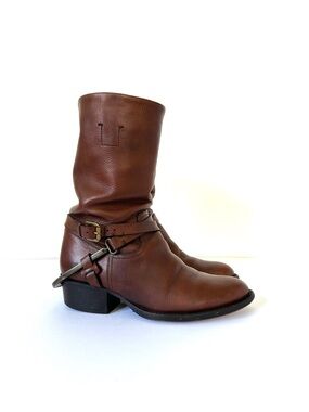 Ralph Lauren Collection Horse Bit Western  Boots